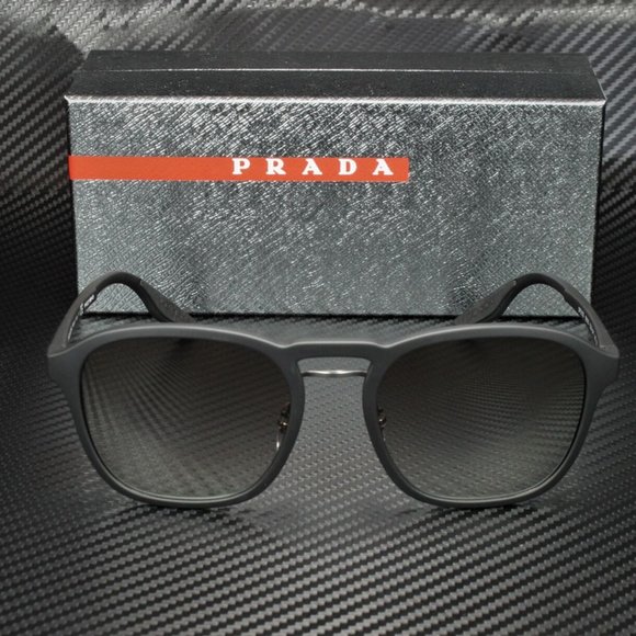 Prada Men's Black and Grey Rubber Sunglasses! - Picture 2 of 4